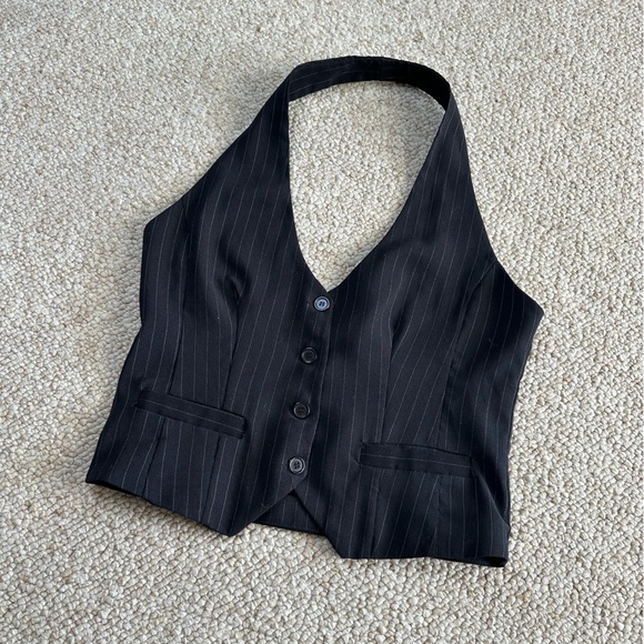 Wet Seal Tops - Y2K wetseal pinstripe vest